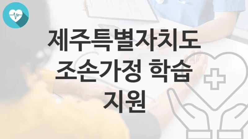 제주특별자치도
조손가정 학습 지원