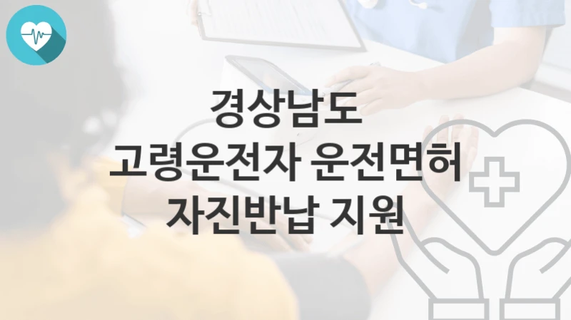 경상남도
고령운전자 운전면허 자진반납 지원