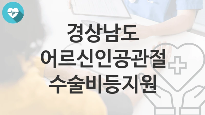 경상남도
어르신인공관절수술비등지원