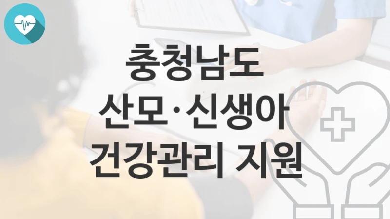 충청남도
산모·신생아 건강관리 지원
