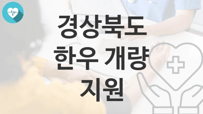 경상북도
한우 개량 지원