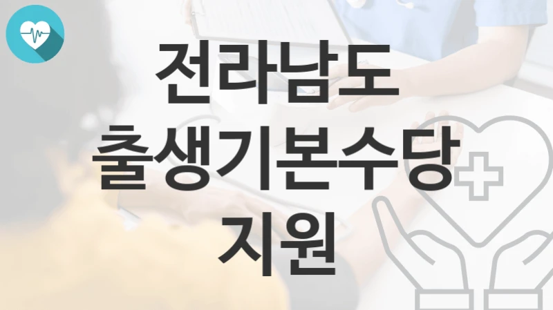 전라남도
출생기본수당 지원