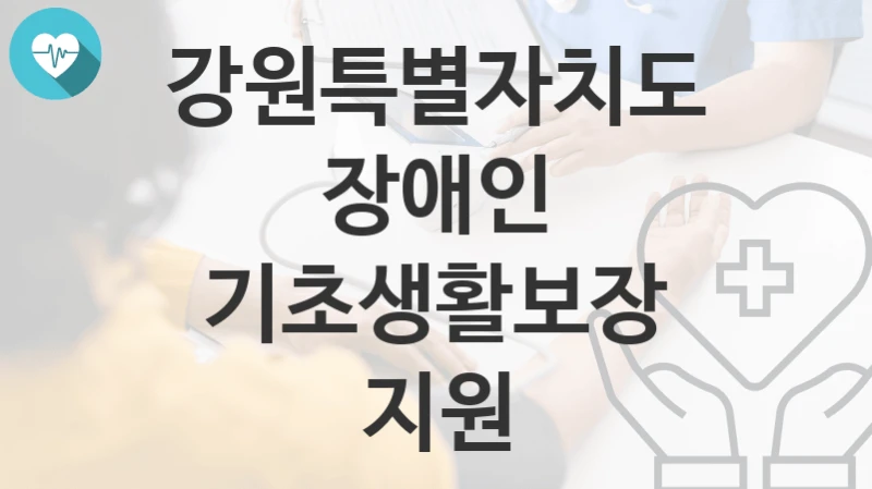 강원특별자치도
장애인 기초생활보장 지원