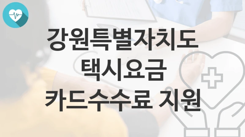 강원특별자치도
택시요금 카드수수료 지원