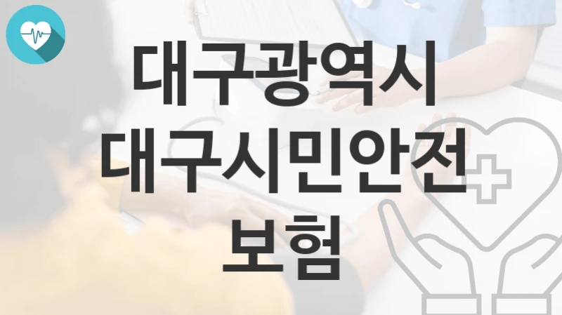 대구광역시
대구시민안전보험