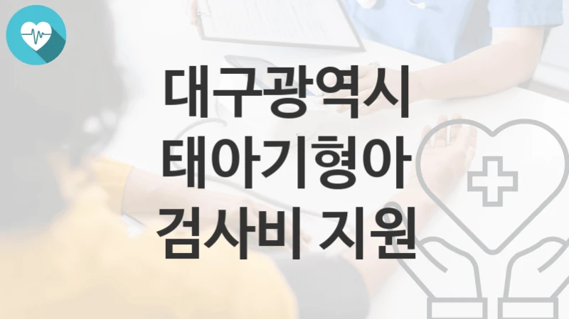 대구광역시
태아기형아 검사비 지원