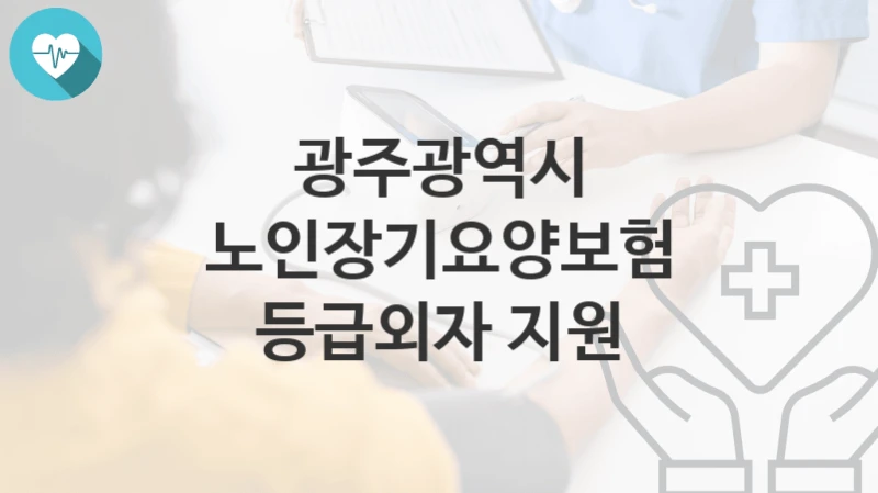 광주광역시
노인장기요양보험 등급외자 지원
