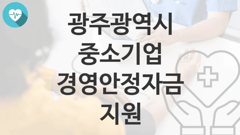광주광역시
중소기업 경영안정자금 지원