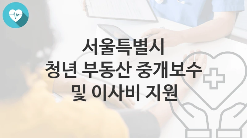 서울특별시
청년 부동산 중개보수 및 이사비 지원