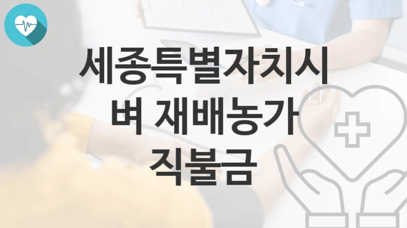 세종특별자치시
벼 재배농가 직불금