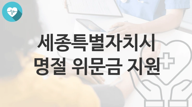 세종특별자치시
명절 위문금 지원