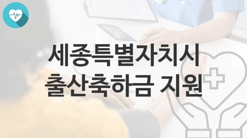 세종특별자치시
출산축하금 지원