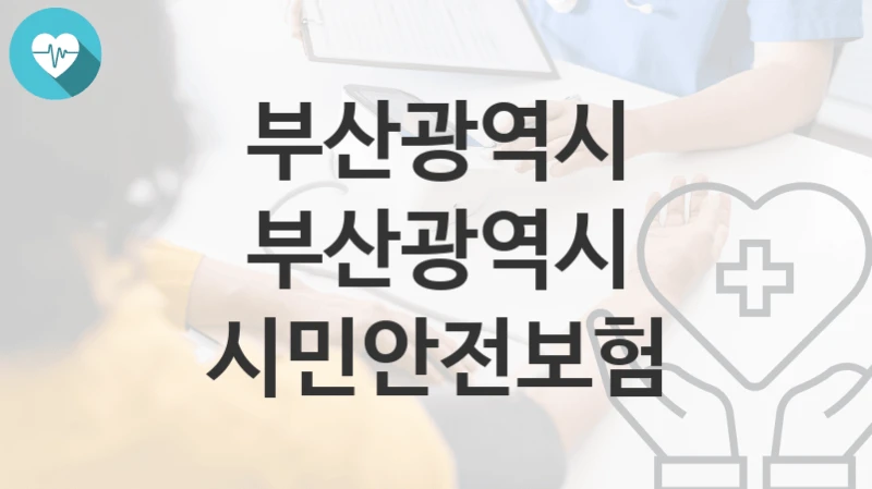 부산광역시
부산광역시 시민안전보험