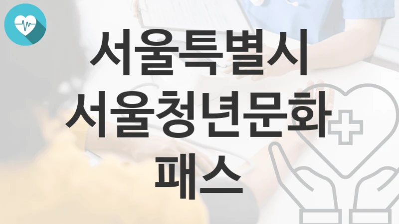 서울특별시 “서울청년문화패스” 복지 지원혜택 자격조건과 구비서류