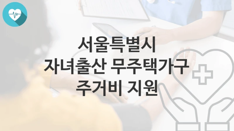 서울특별시
자녀출산 무주택가구 주거비 지원