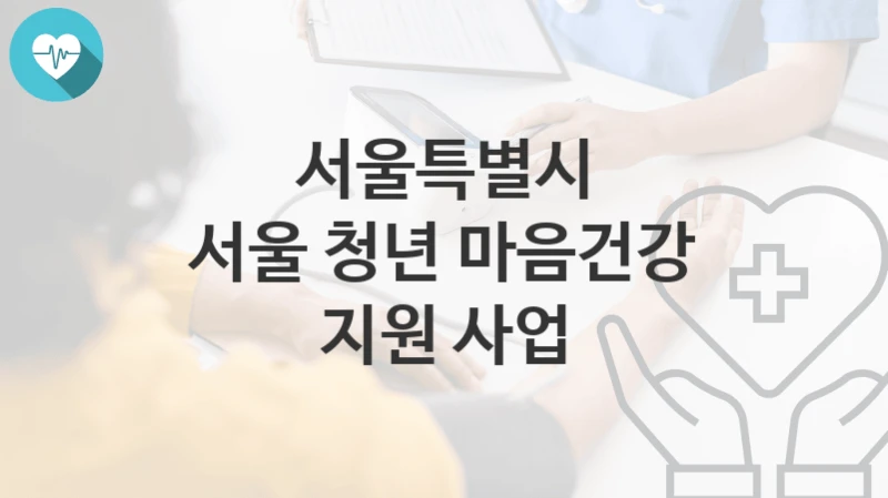 서울특별시
서울 청년 마음건강 지원 사업