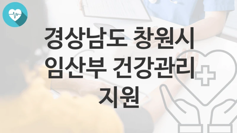경상남도 창원시
임산부 건강관리 지원