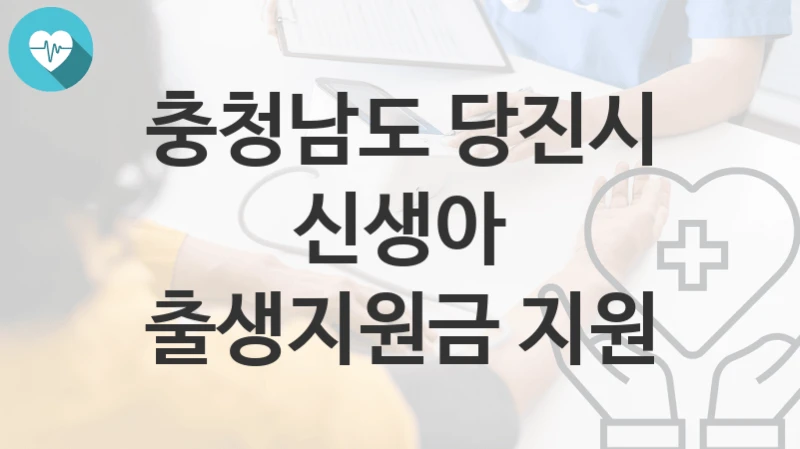 충청남도 당진시
신생아 출생지원금 지원
