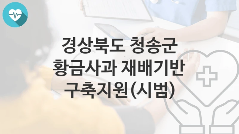 경상북도 청송군
황금사과 재배기반 구축지원(시범)