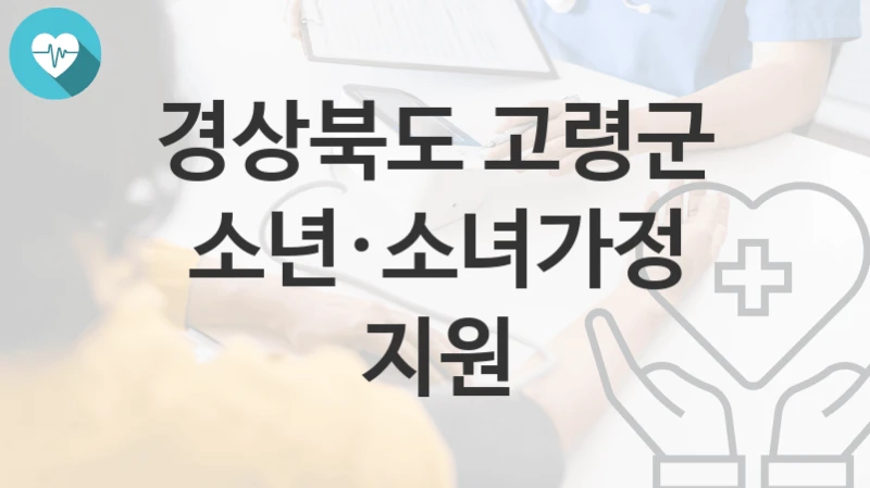 경상북도 고령군
소년·소녀가정 지원