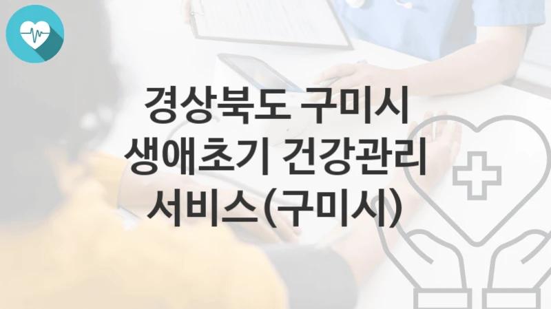 경상북도 구미시
생애초기 건강관리 서비스(구미시)