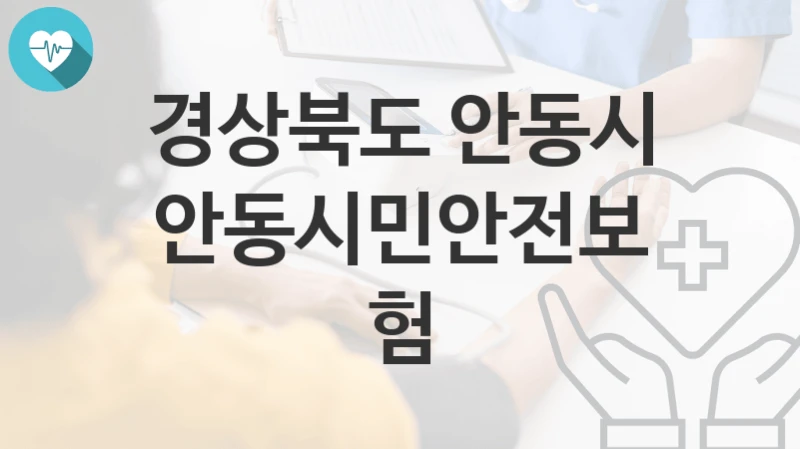 경상북도 안동시
안동시민안전보험