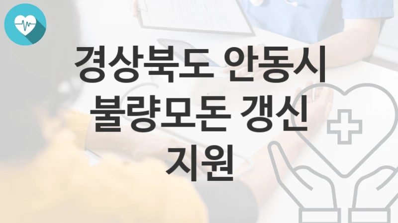 경상북도 안동시
불량모돈 갱신 지원