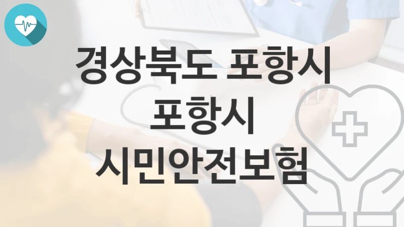 경상북도 포항시
포항시 시민안전보험