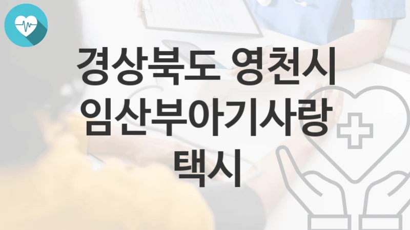 경상북도 영천시
임산부아기사랑택시