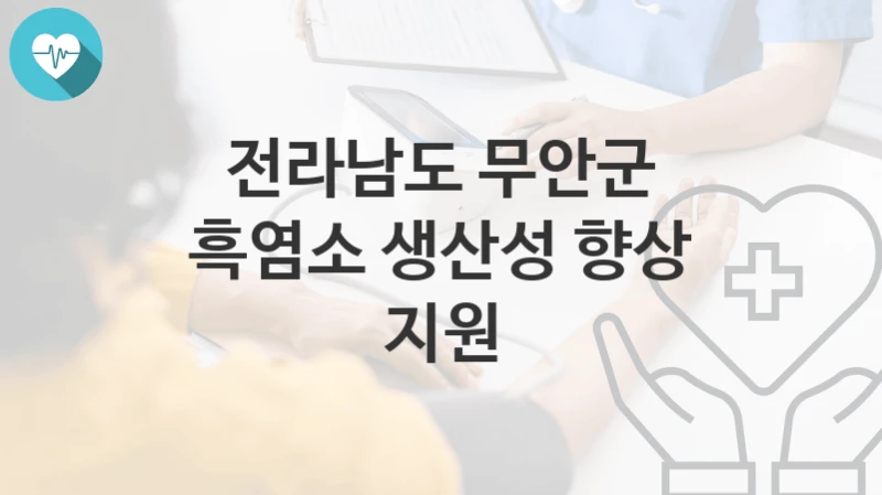 전라남도 무안군
흑염소 생산성 향상 지원