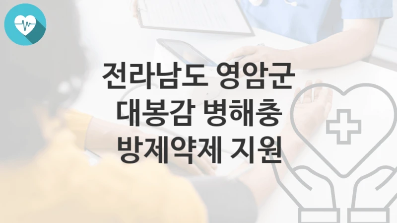 전라남도 영암군
대봉감 병해충 방제약제 지원