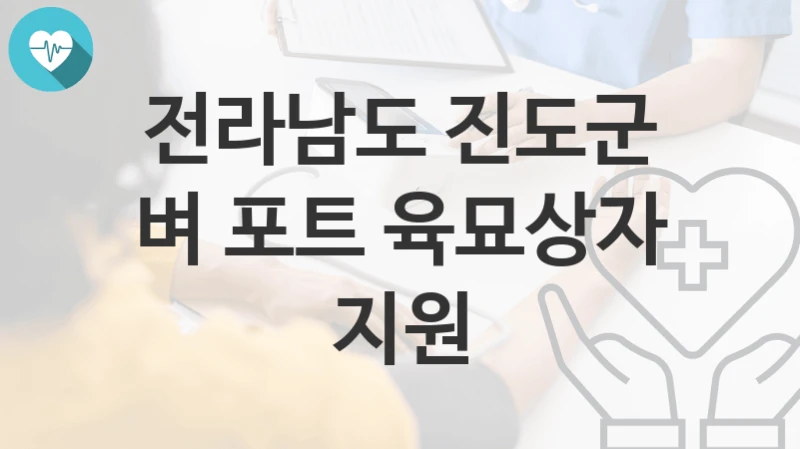 전라남도 진도군
벼 포트 육묘상자 지원