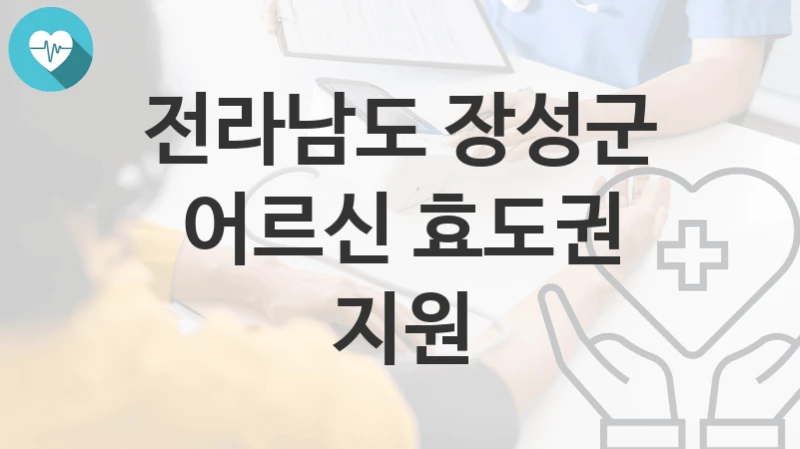 전라남도 장성군
어르신 효도권 지원