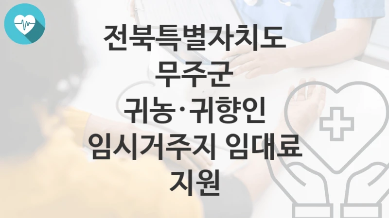 전북특별자치도 무주군, 귀농·귀향인 임시거주지 임대료 지원 지원 정책안내, 신청 자격조건과 구비서류