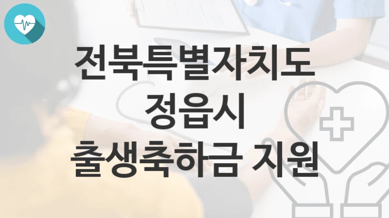 전북특별자치도 정읍시
출생축하금 지원