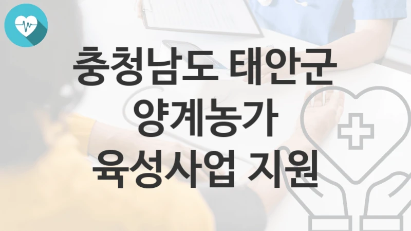 충청남도 태안군
양계농가 육성사업 지원