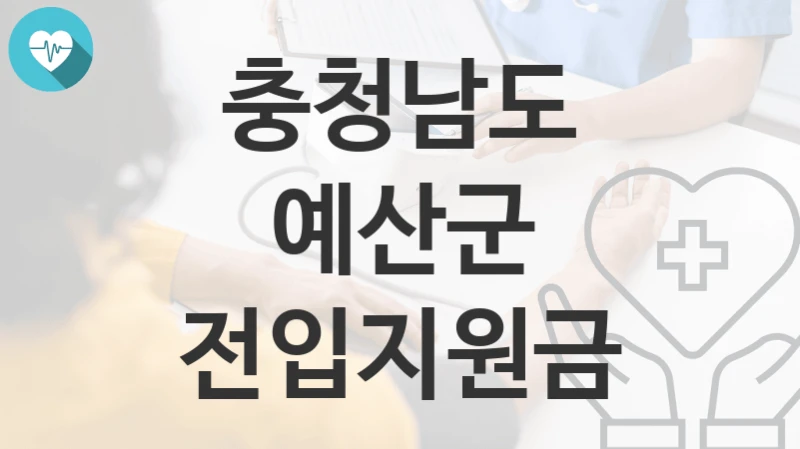 충청남도 예산군
전입지원금