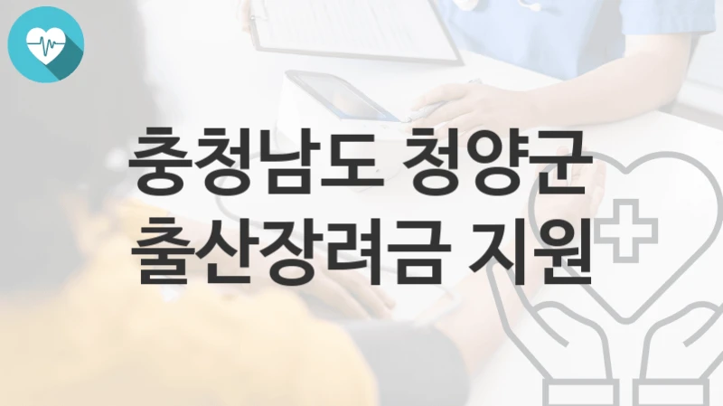 충청남도 청양군
출산장려금 지원