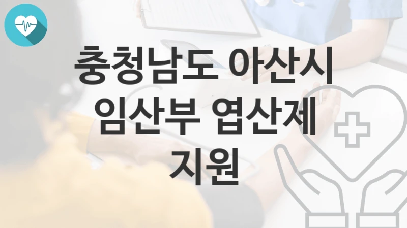 충청남도 아산시
임산부 엽산제 지원