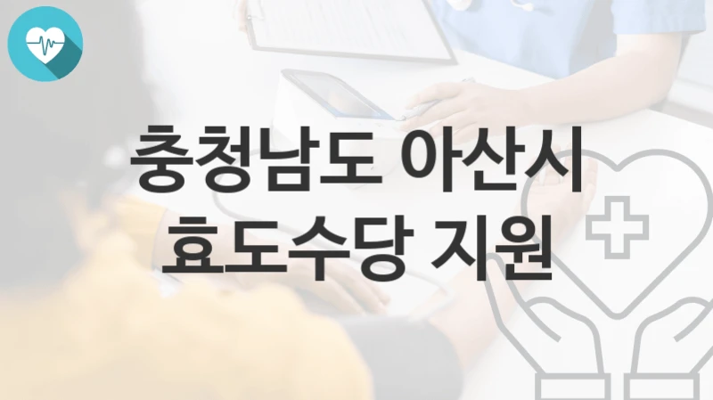 충청남도 아산시
효도수당 지원