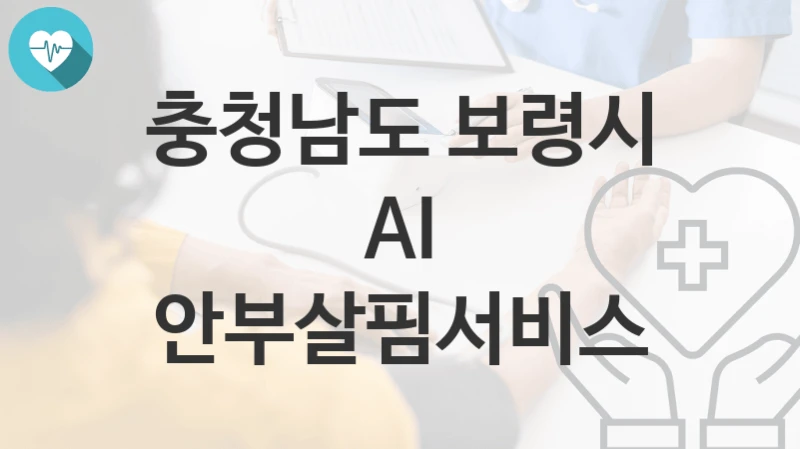 충청남도 보령시
AI 안부살핌서비스