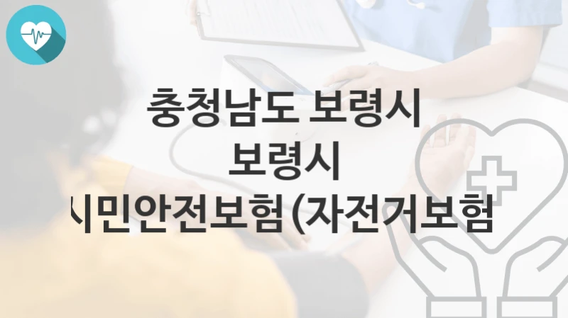 충청남도 보령시
보령시 시민안전보험(자전거보험)
