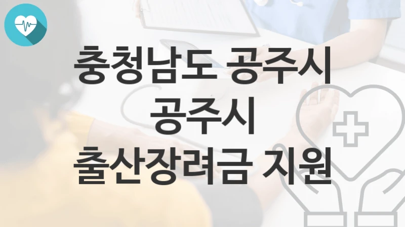 충청남도 공주시
공주시 출산장려금 지원