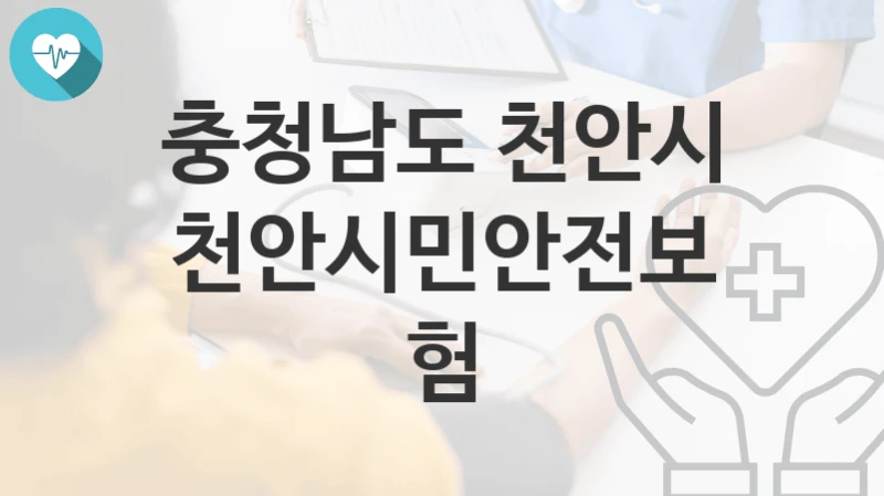 충청남도 천안시
천안시민안전보험