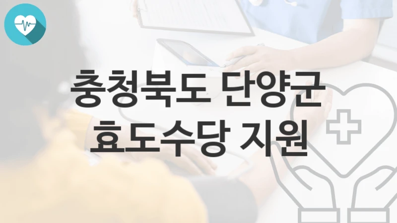 충청북도 단양군
효도수당 지원