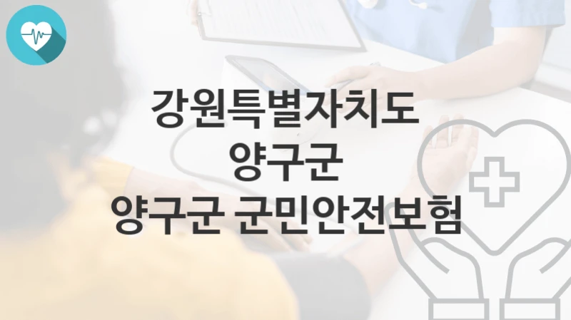 강원특별자치도 양구군
양구군 군민안전보험