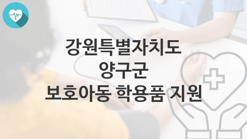 강원특별자치도 양구군
보호아동 학용품 지원