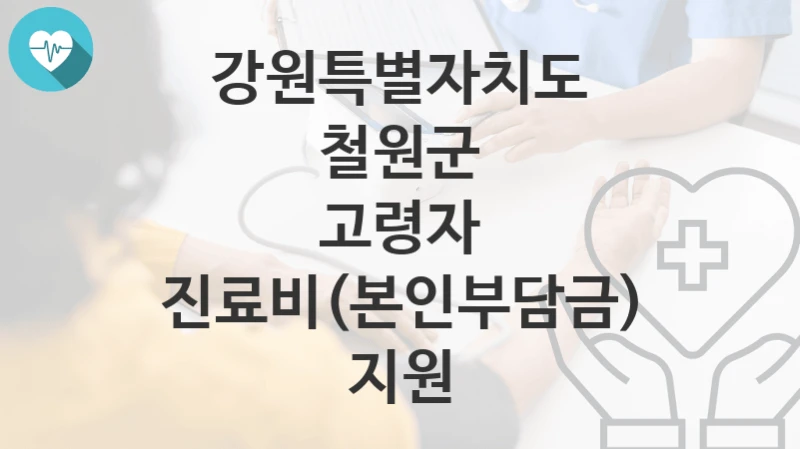 강원특별자치도 철원군
고령자 진료비(본인부담금) 지원